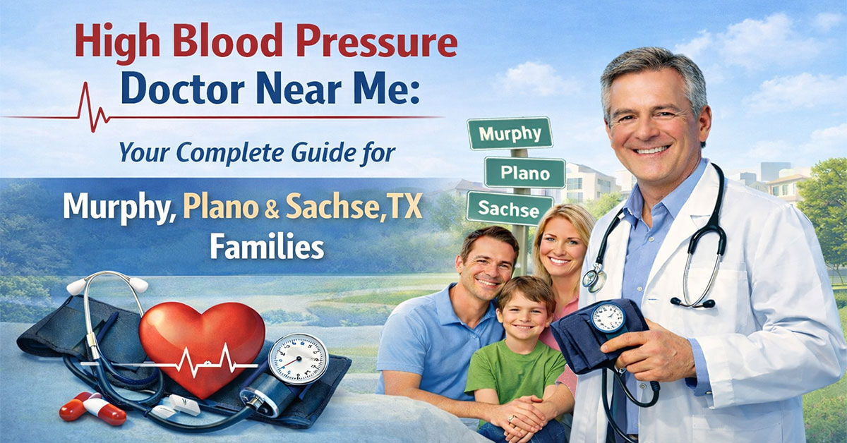 High Blood Pressure Doctor Near Me - Complete Guide for Murphy, Plano & Sachse TX