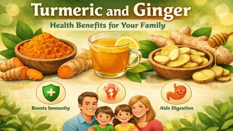 Turmeric and Ginger Health Benefits for Your Family