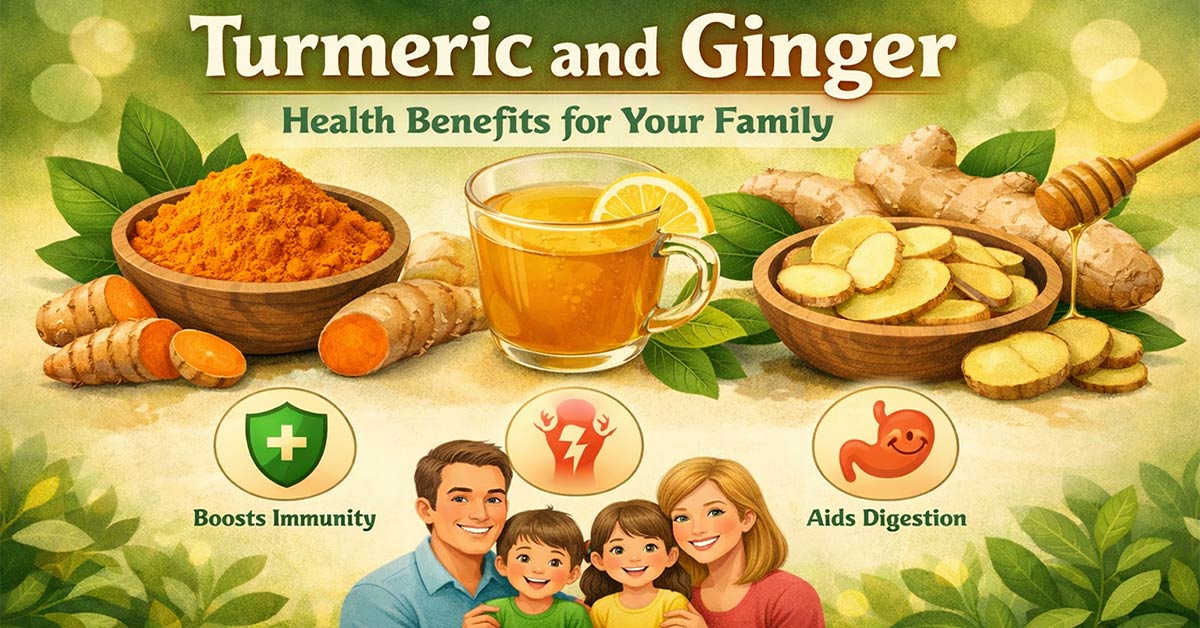 Turmeric and Ginger Health Benefits for Your Family